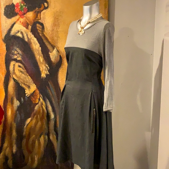 Varanasi Anthropologie Two Toned Dress.  M - Picture 1 of 5